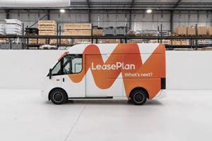 Arrival Van in LeasePlan livery