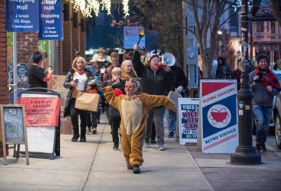 This year's Krampus festivities are Friday, Dec. 3, through Sunday, Dec. 5, with happenings including a Krampus Film Festival kicking off 7:30 p.m. Friday at Parlor Gallery, 717 Cookman Ave. A scene from the 2018 festival is shown above.