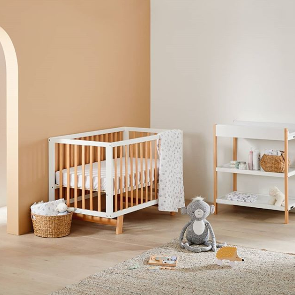 Childcare Osmo Cot, $299. Photo: Target.