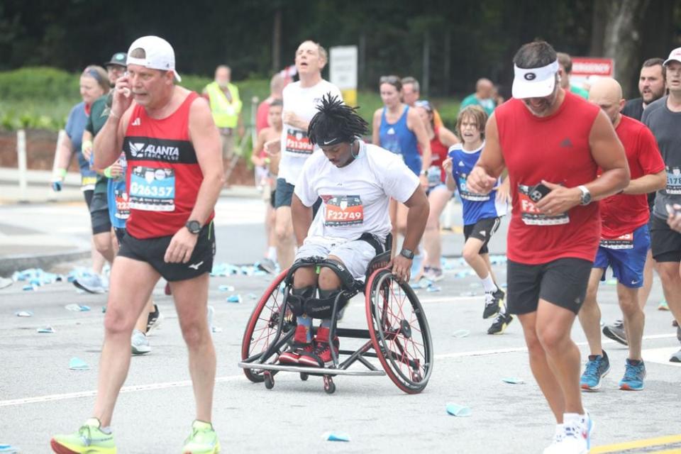 Here are some more photos from the 2023 Peachtree Road Race.