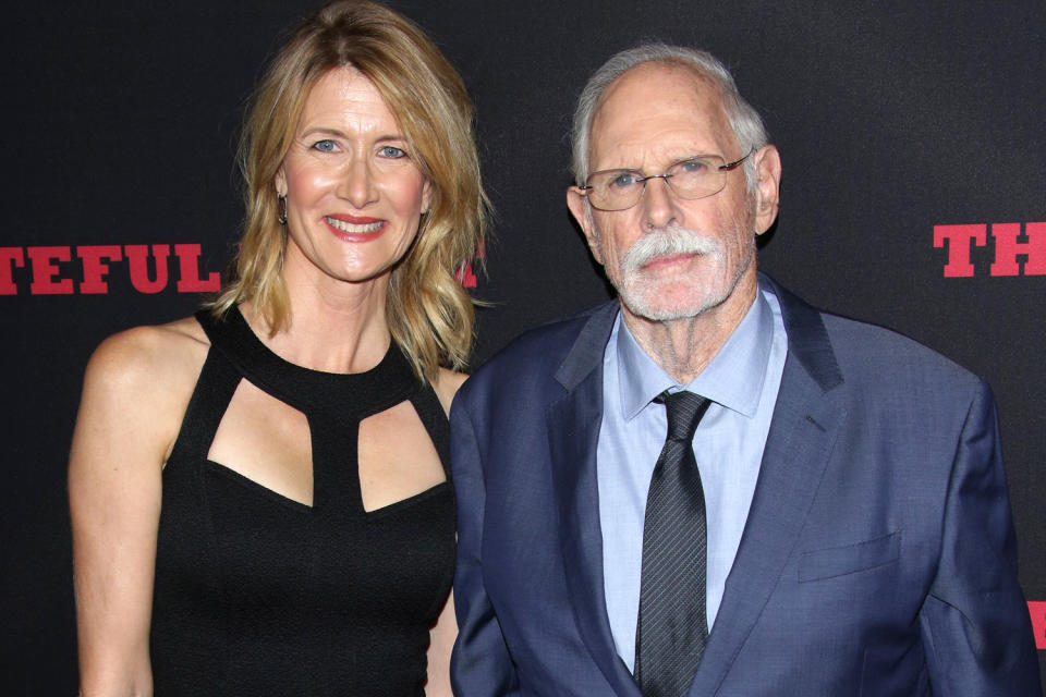 <p>"I'm so emotional because I got to hug my dad," Laura <a href="https://people.com/movies/sag-awards-2020-outstanding-performance-female-actor-supporting-role-laura-dern/" rel="nofollow noopener" target="_blank" data-ylk="slk:said proudly;elm:context_link;itc:0;sec:content-canvas" class="link ">said proudly</a> after winning her first Screen Actors Guild Award.</p> <p>"To all the casting directors. I literally wouldn't be here if it weren't for actors," she continued, referencing her actor parents.</p> <p>"Thank you Dianne Ladd and Bruce Dern. Thank you for raising me in the community of your friends."</p>