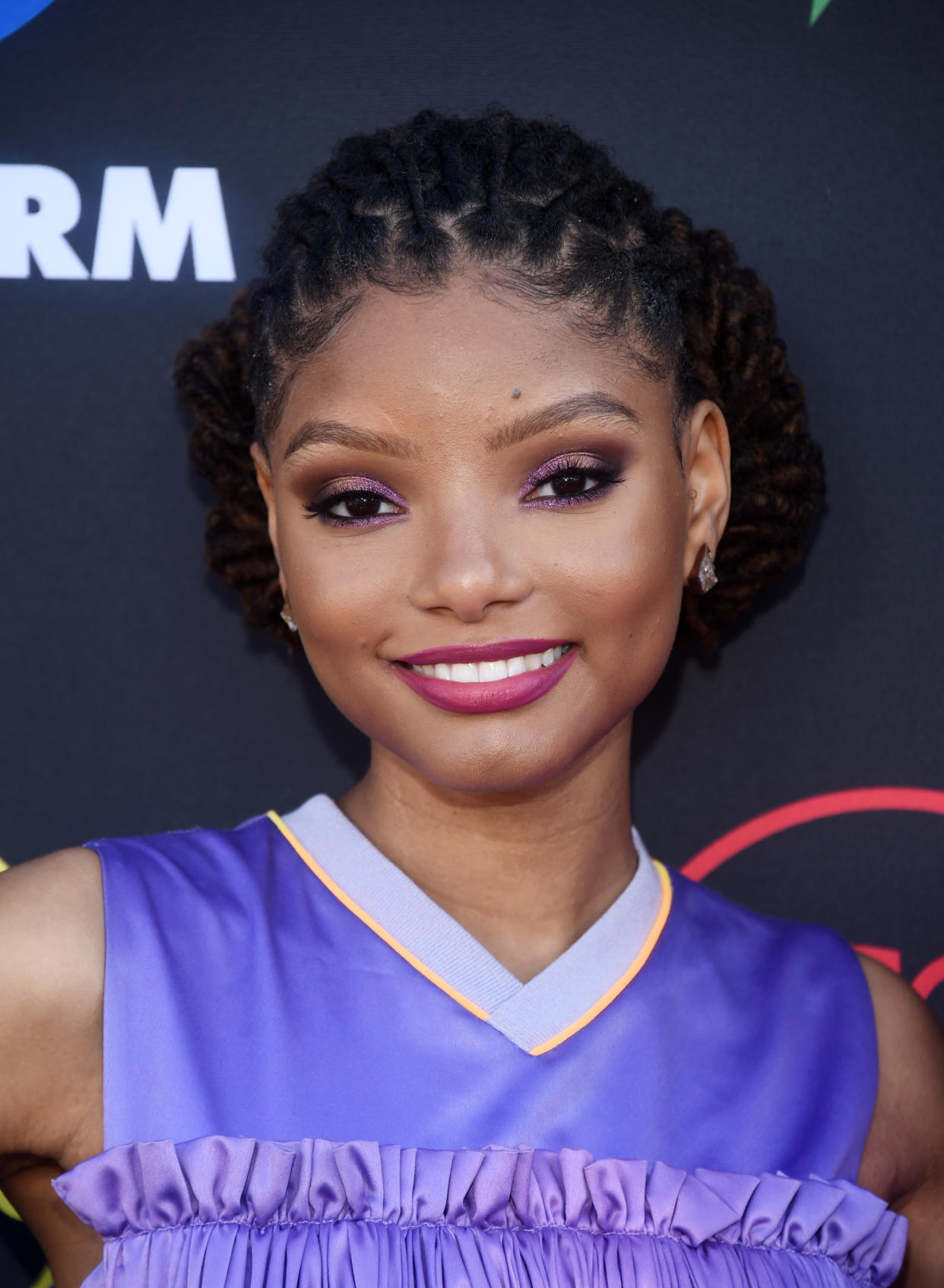 LOS ANGELES, CALIFORNIA - MARCH 27: Halle Bailey arrives at the 2nd Annual Freeform Summit at Goya Studios on March 27, 2019 in Los Angeles, California. (Photo by Amanda Edwards/WireImage)