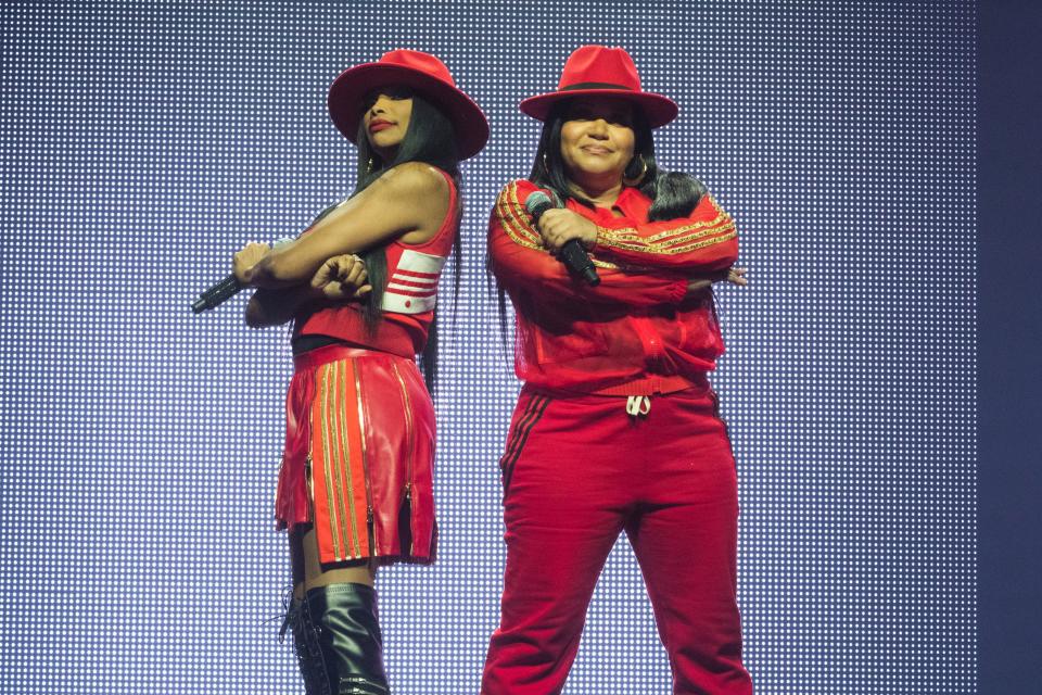 Salt-N-Pepa is one of the four guest acts performing on the New Kids on the Block's "Mixtape Tour," including in Milwaukee Wednesday, June 12, 2019.