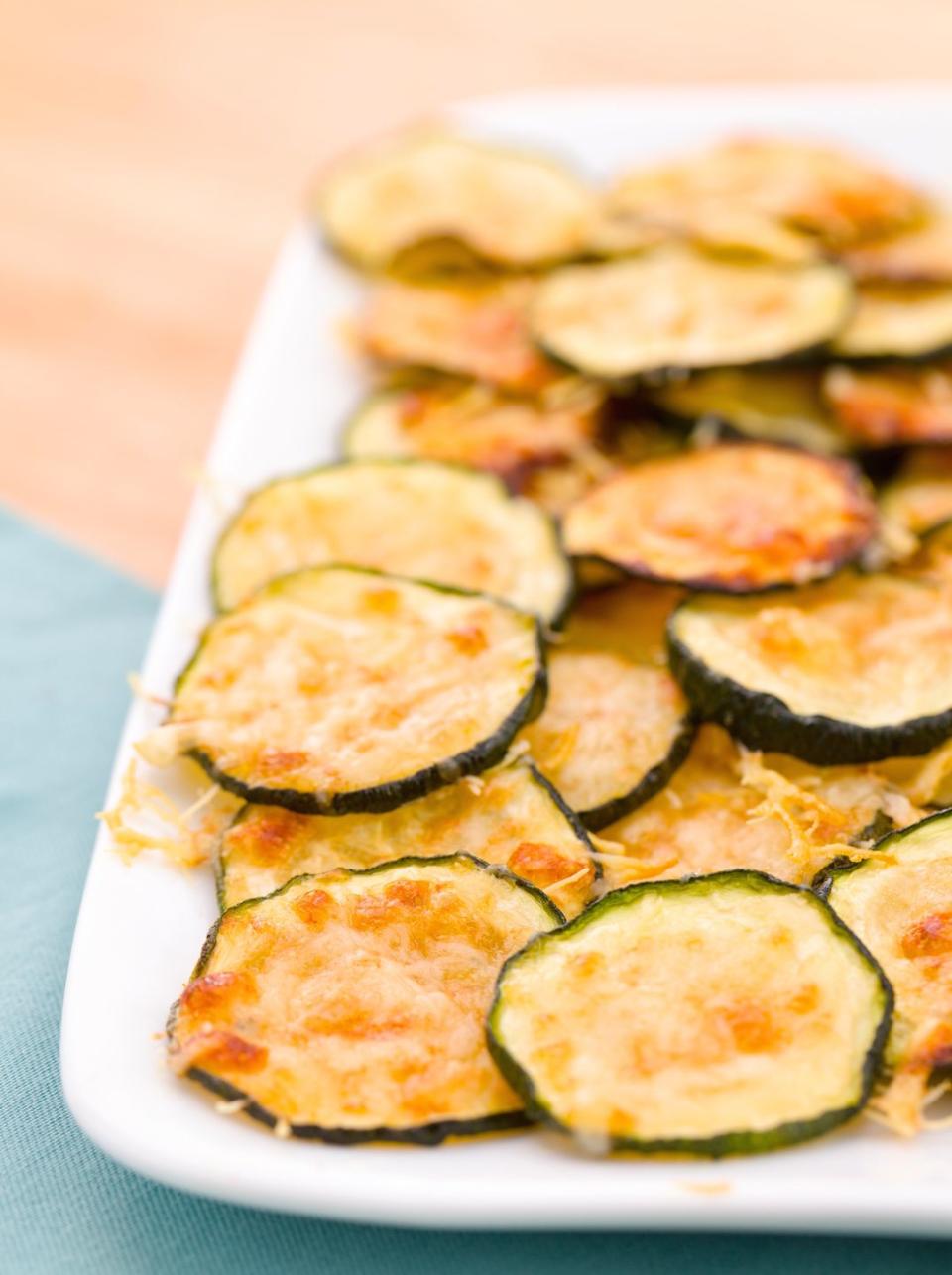 Zucchini Parmesan Chips