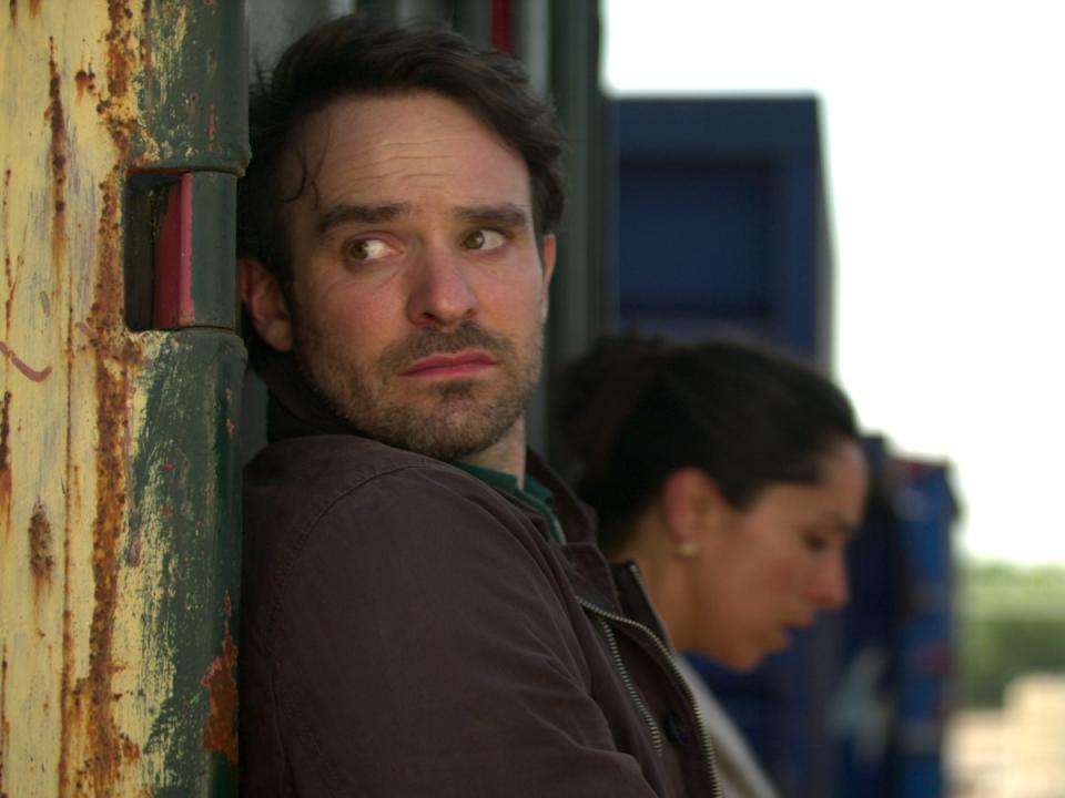 Charlie Cox and Oona Chaplin in ‘Treason’ (Netflix)