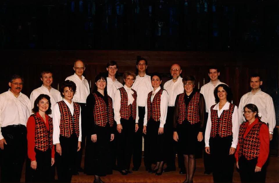 The Lafayette Chamber Singers, shown gathered for one of their many performances during the past 50 years, will dissolve after the 2023-2024 season.