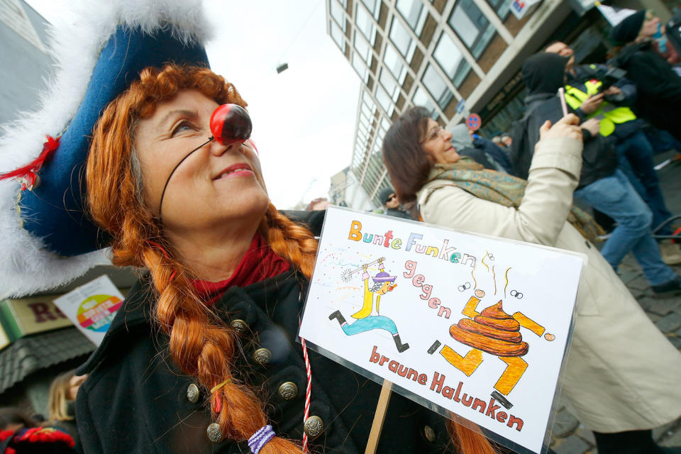 Activists protest in Germany