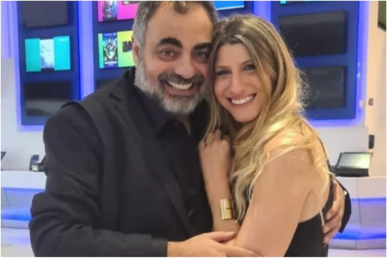 Roberto Moldavsky y su novia Micaela en el estreno de Ex casados