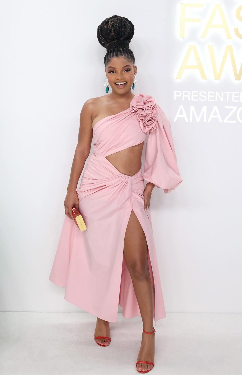 Halle Bailey at the CFDA Fashion Awards in New York City on October 7, 2022.