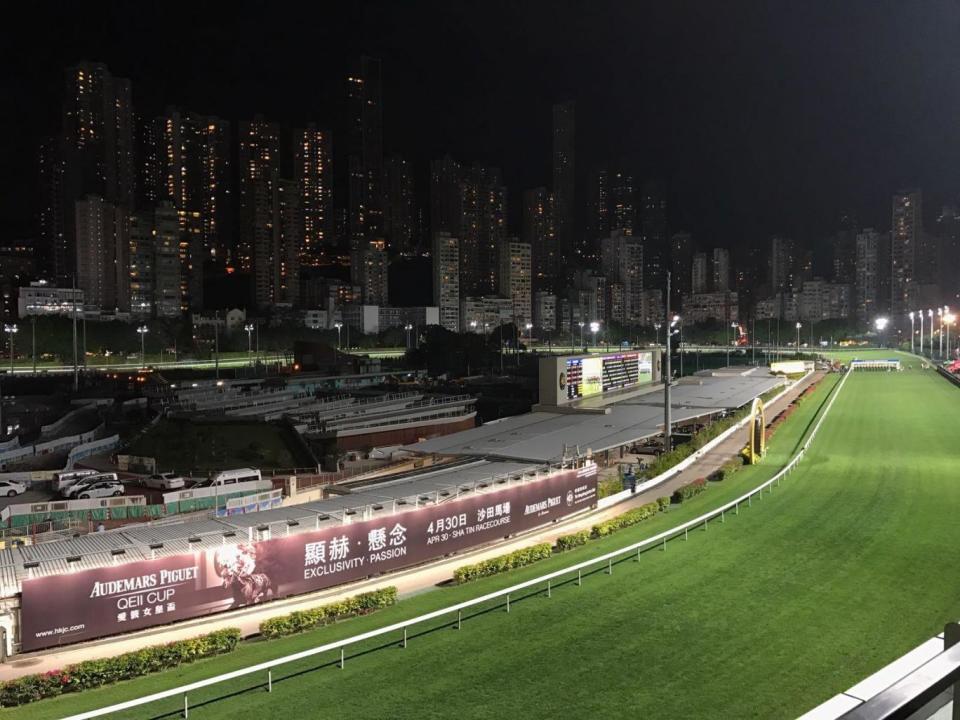 Happy Valley Racecourse at night (Arjun Bains)