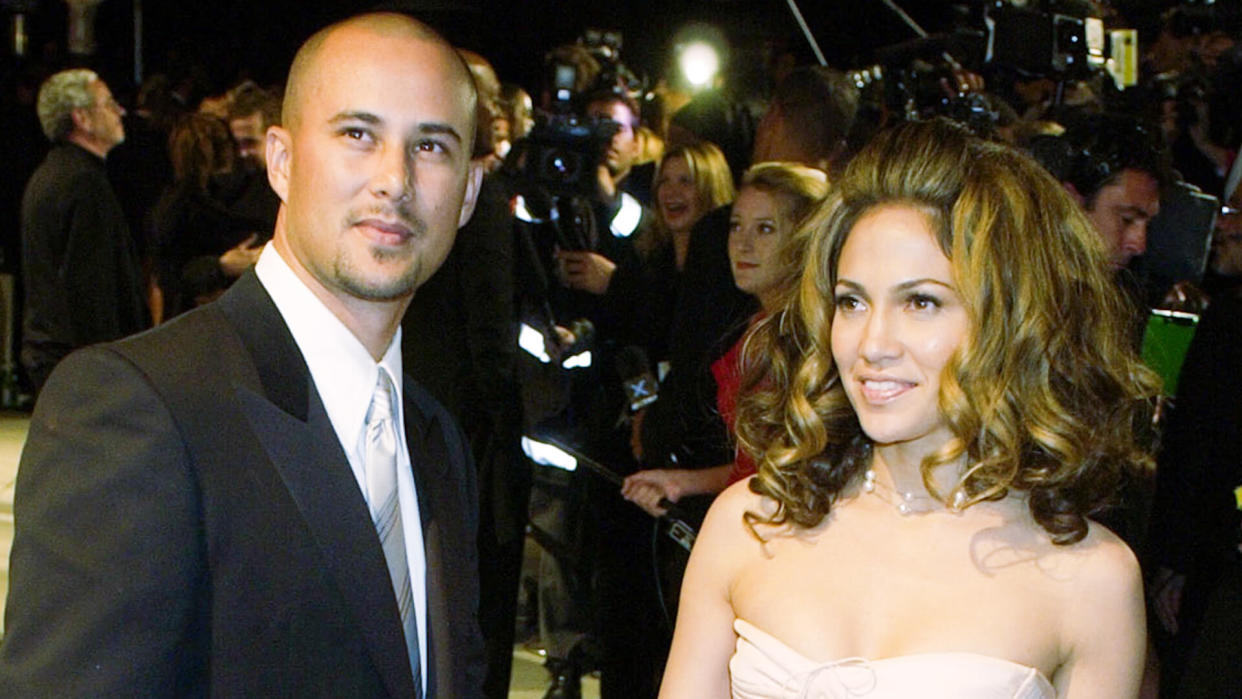 Mandatory Credit: Photo by LAURA RAUCH/AP/REX/Shutterstock (6449366a)JUDD Cris Judd and Jennifer Lopez arrive at the Vanity Fair party following the 74th annual Academy Awards on in Los AngelesOSCARS VANITY, LOS ANGELES, USA.