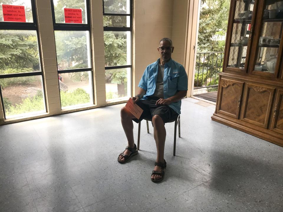 Ricardo Guthrie, a tenured professor in the Ethnic Studies program at Northern Arizona University, inside the Murdoch Center on the southside of Flagstaff. The center sits on the site of the former Dunbar School, which until the 1950s was a segregated school for African American students. Guthrie has fought to increase the number of Black faculty at NAU.