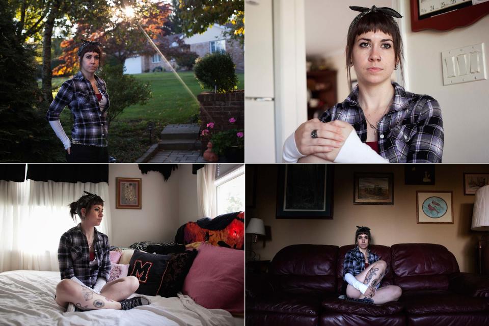 Leigh, a 26-year-old bartender, posed&nbsp;for a portrait in her home in Pennsylvania on September 24, 2012. Leigh said&nbsp;she was 21 years old when she became pregnant and had an abortion.<br /><br /><i>"I didn't take it lightly. It took every inch of strength inside of me to be able to do it, but I knew it was the right decision to make. I know it was the right decision to make. I've never doubted that. I don't regret it but I don't think I could ever stomach being able to do it again. I think I was just about to turn 22... I would have had a 4 and a half year-old right now."&nbsp;</i><br /><br />Read more about Leigh's story <a href="http://allisonjoyce.com/abortion-after-the-decision/ABORTION_ALLISONJOYCE__102-copy/" target="_blank">here</a>.