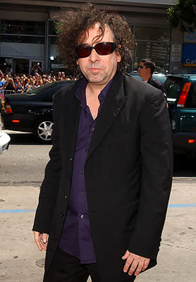 Tim Burton at the LA premiere of Warner Bros. Pictures' Charlie and the Chocolate Factory