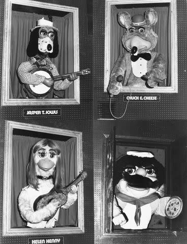 <p>CEC Entertainment</p> Early versions of Chuck E. Cheese's animatronic characters