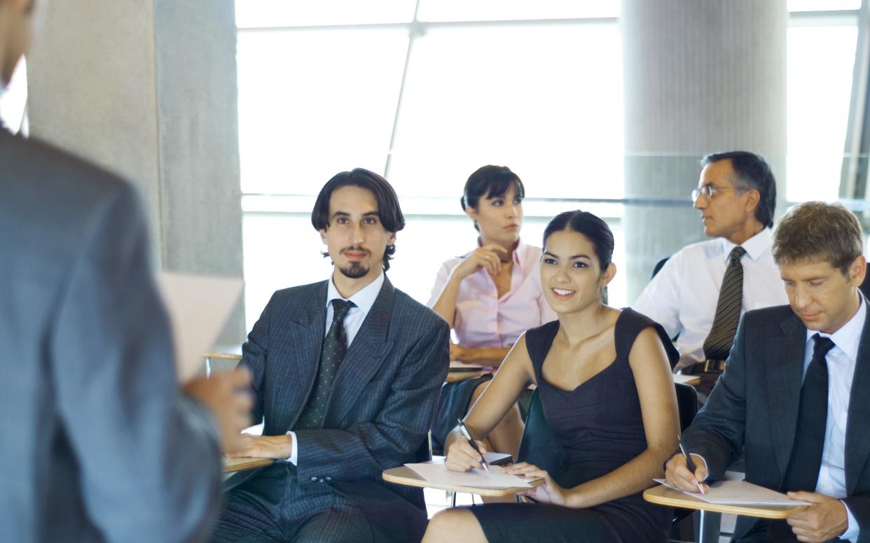 'The Anxious Executive made sure never to praise his team too highly in public' - © PhotoAlto / Alamy Stock Photo