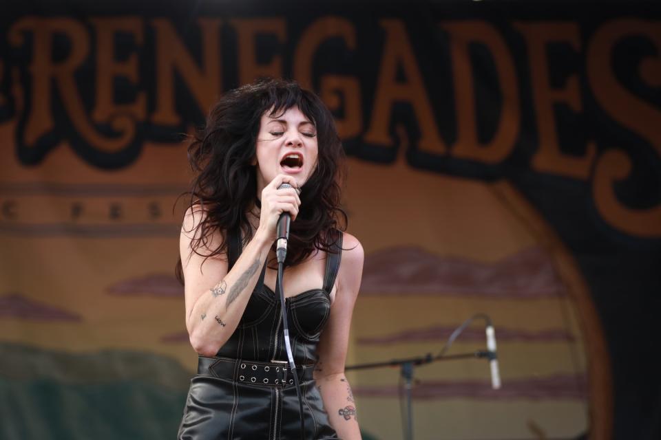 Nikki Lane performs at Rebels & Renegades fest near the site of the historic Monterey Pop festival. Photo: Carlos M. Gonzalez