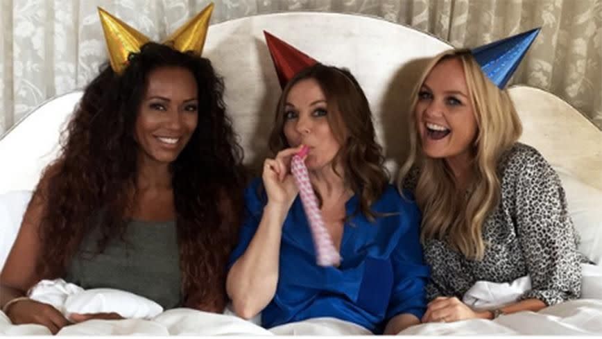 Mel B, Geri and Emma had plans for a comeback. Source: Twitter