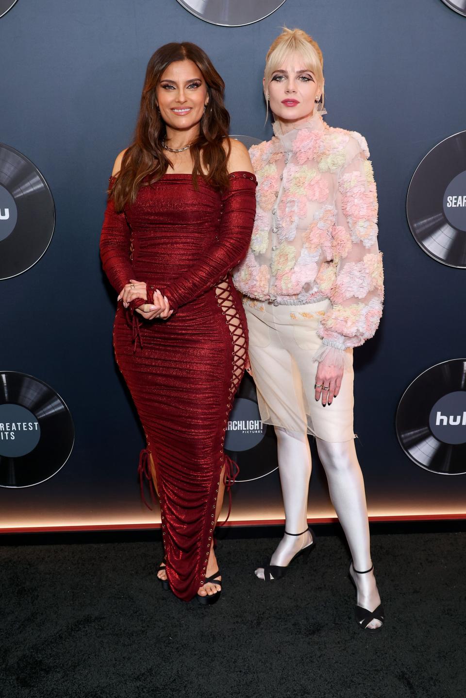 Nelly Furtado and actress Lucy Boynton at the premiere of their film 