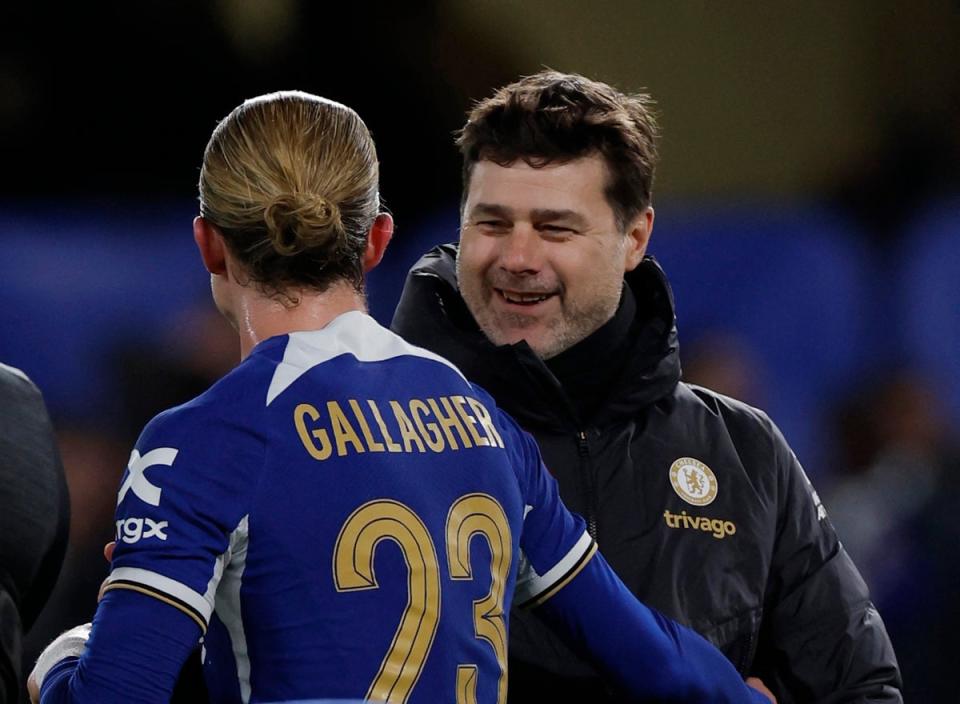 Conor Gallagher sent Chelsea into the quarter-finals (Action Images via Reuters)