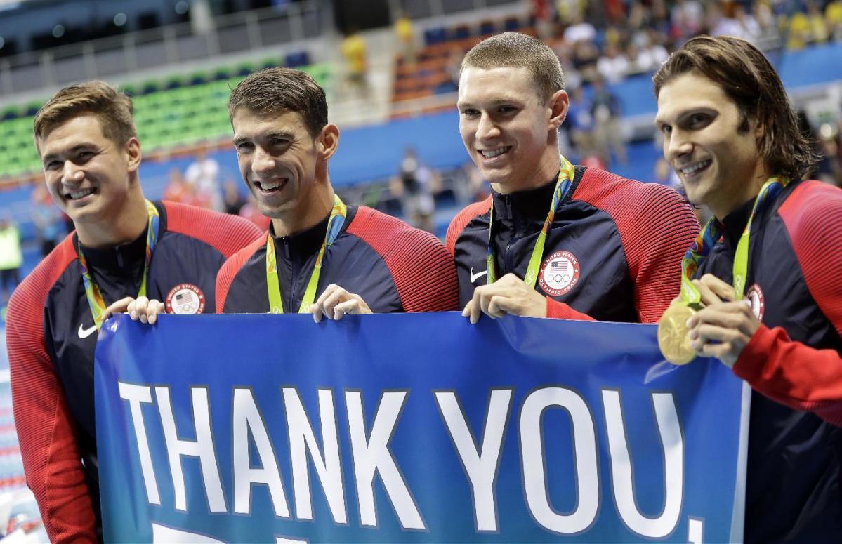 Michael Phelps caps legendary Olympic career with relay gold in final race