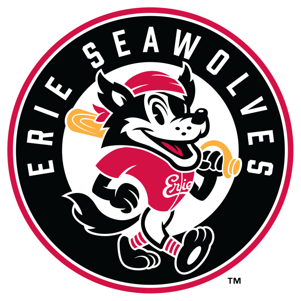 Erie SeaWolves Fauxback logo