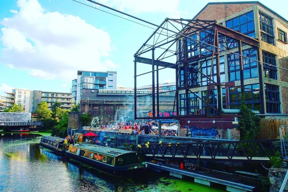 Floating points: Giant Steps is open on the canal at Swan Wharf until September