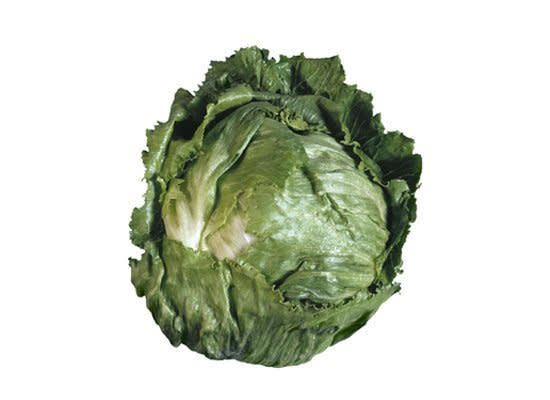 Iceberg is one of the most well known lettuces. It has crisp, pale green leaves that are almost white as you work your way to the center. Iceberg has little flavor and almost no nutritional value. A popular way to serve it is sliced into a wedge and covered with blue cheese dressing.