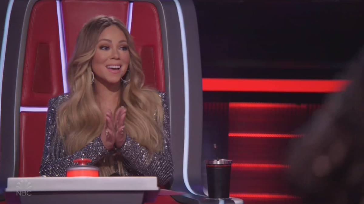 Mariah Carey Gets Emotional During Voice Contestants Performance Video 7229