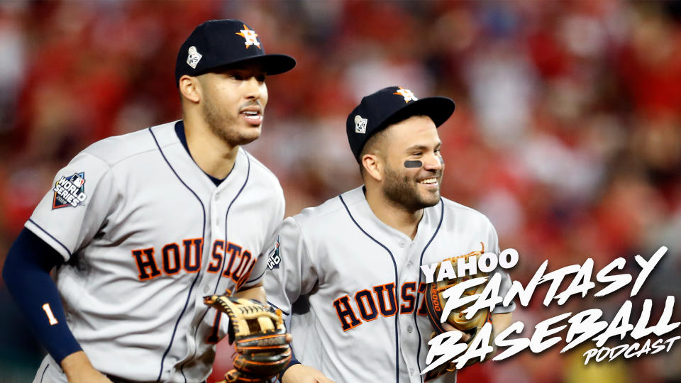 Carlos Correa and Jose Altuve are two players we're avoiding in fantasy drafts.