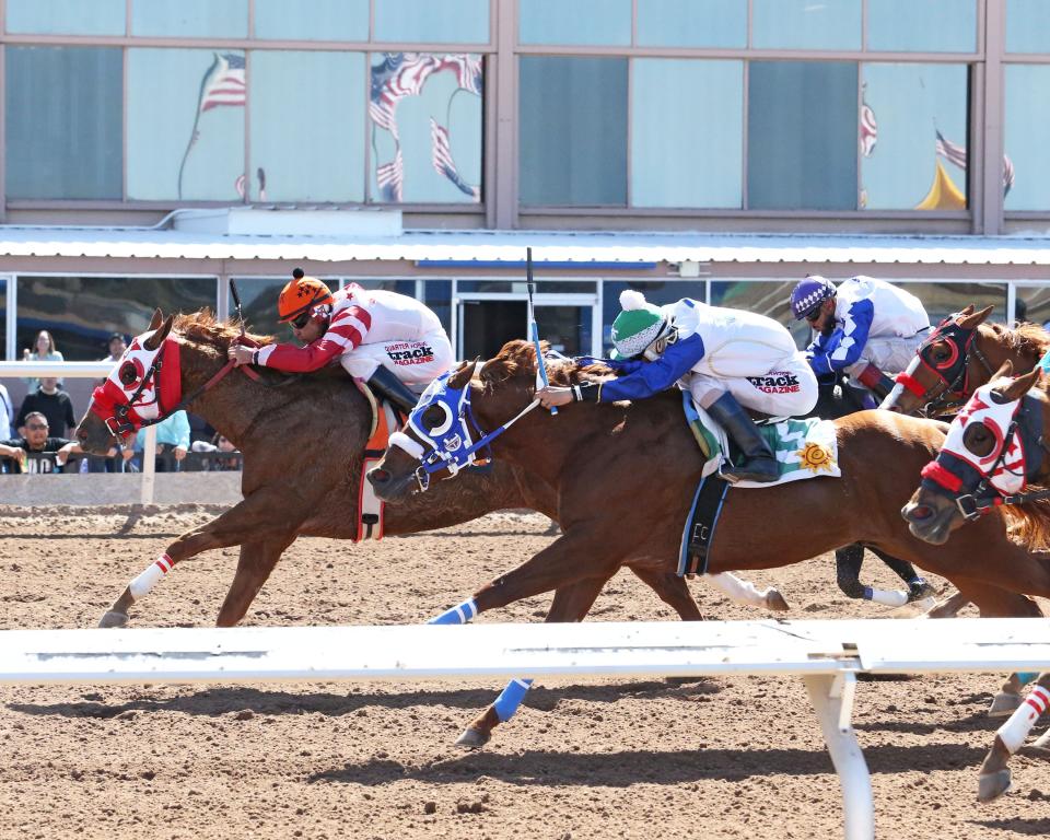 Kj Little Duce Coup won the 63rd running of the West Texas Futurity on Saturday at Sunland Park Racetrack & Casino.