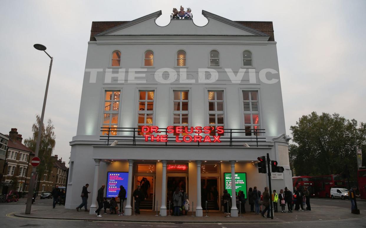 A man was punched at the Old Vic after asking a fellow theatregoer to put away her mobile phone - AFP