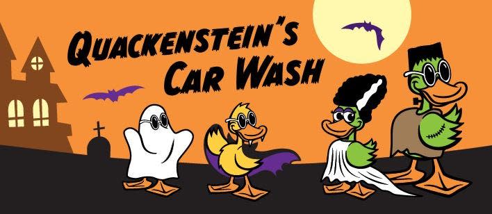 For the Halloween season, Quick Quack Car Wash in Hesperia will transform into the family-friendly but scary “Quackenstein’s Car Wash.”