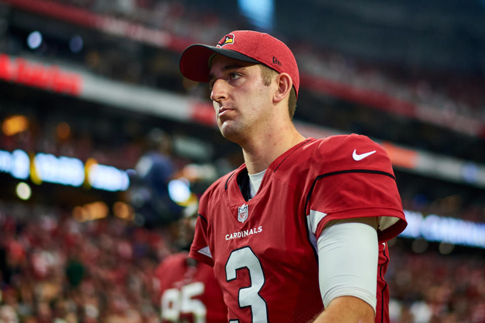 Josh Rosen was unharmed following a car crash on Sunday. (Getty Images)