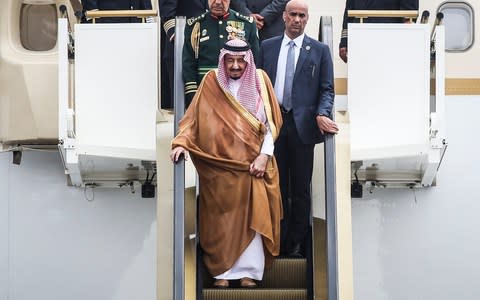 King Salman is 82 and in declining mental health - Credit: EPA/MAST IRHAM