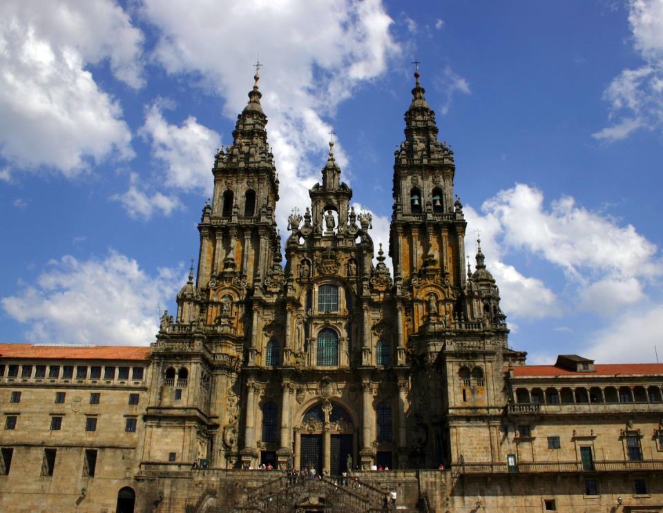 Santiago de Compostela Cathedral in Galicia, Spain