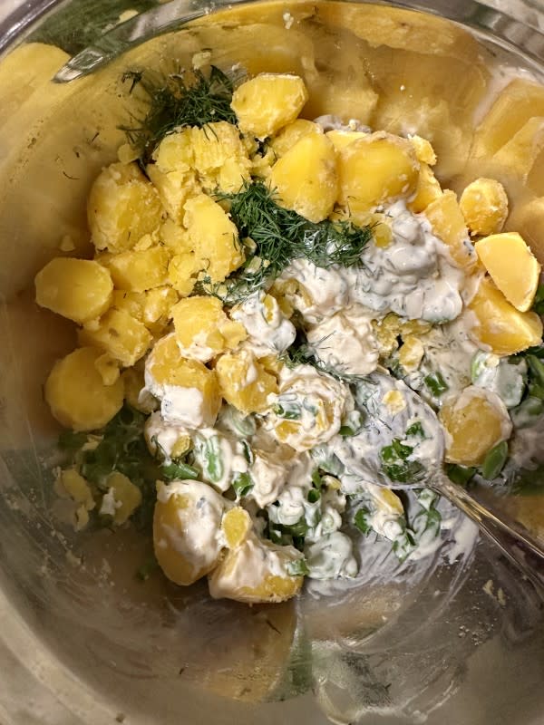 The makings of the perfect potato salad<p>Kelli Venner</p>