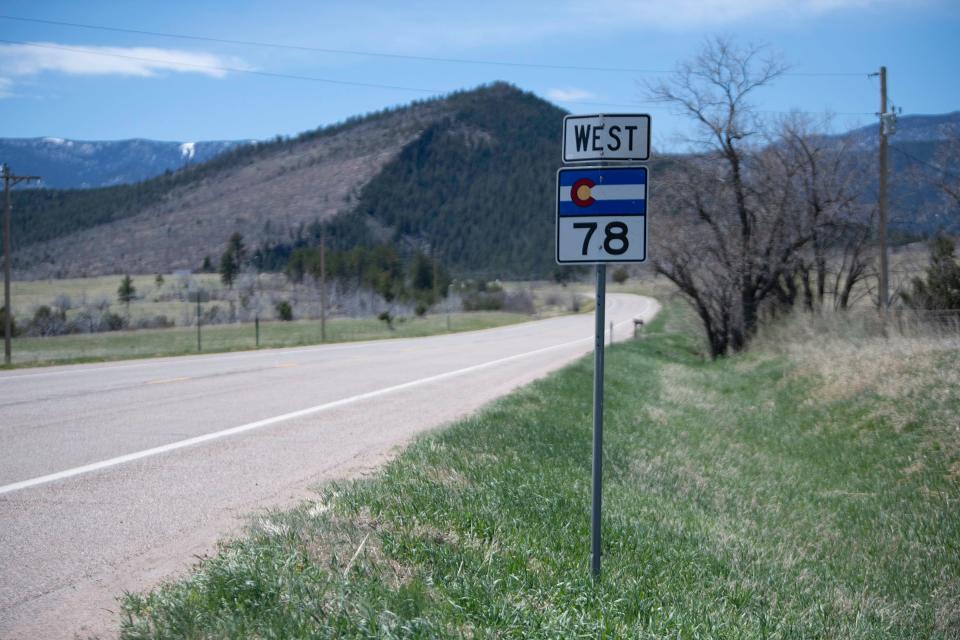 Colorado Highway 78 west of Pueblo.