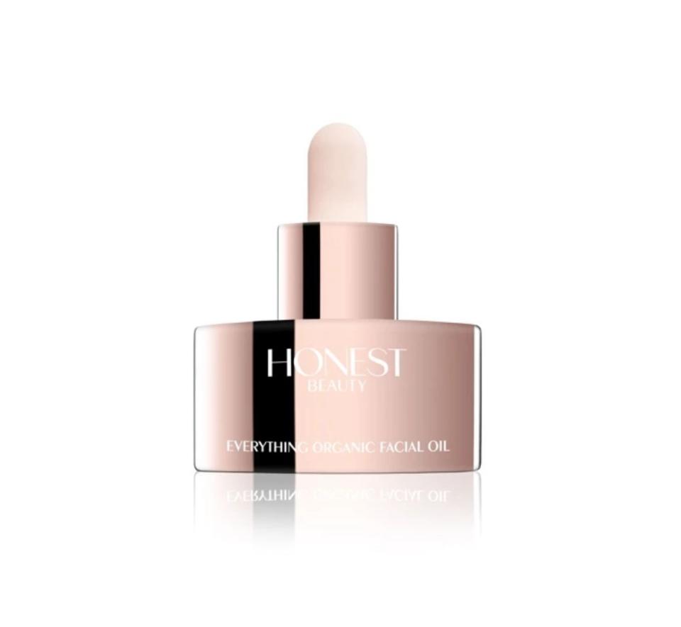 <a href="https://www.honestbeauty.com/products/organic-facial-oil" target="_blank">Honest Beauty's Everything Organic facial oil</a> is enriched with vitamin E to help moisturize the skin and protect against free-radicals. Plus, it smells nice and&nbsp;the bottle makes a pretty addition to any beauty collection.&nbsp;<br /><br /><strong><a href="https://www.honestbeauty.com/products/organic-facial-oil" target="_blank">Honest Beauty Everything Organic Facial Oil</a>, $55</strong>