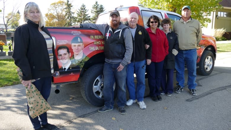 Heroes truck honours the dead, provides hope for the struggling