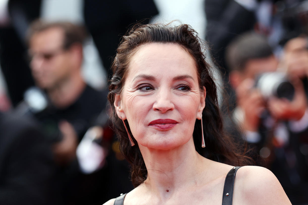 CANNES, FRANCE - MAY 24: Jeanne Balibar attends the 75th Anniversary celebration screening of 