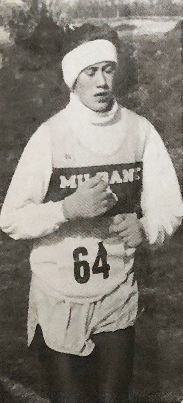 Jaime Pauli of Milbank won state Class A individual cross country championships in 1991, 1993 and 1995 before running collegiately at the University of Nebraska.