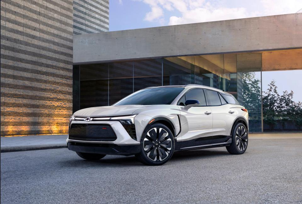 The Chevrolet Blazer EV electric SUV. [EMARGO 7/18 DNP]