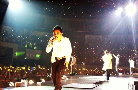 Big Bang member Seungri gives it his all for Filipino fans called VIPs at the Big Bang Alive Galaxy Tour in Manila on Oct. 24 at the Mall of Asia Arena. (Photo by Erikson Tan)