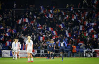 Soccer Football - Women's International Friendly - France v United States - Stade Oceane, Le Havre, France - January 19, 2019 France's Kadidiatou Diani celebrates scoring their second goal with team mates REUTERS/Pascal Rossignol