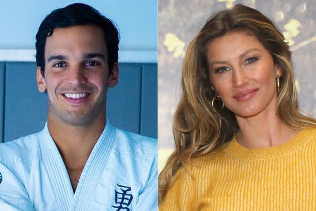 Valente Brothers/Instagram; Tristar Media/Getty Joaquim Valente; Gisele Bündchen