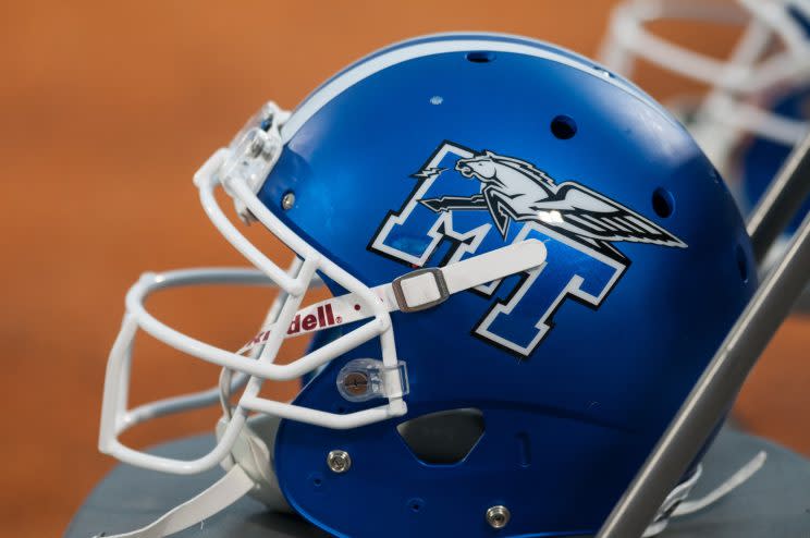 Two MTSU players are suspended after video of puppy abuse surfaced. (AP)