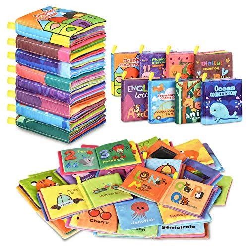 8-Pack Baby Bath Books