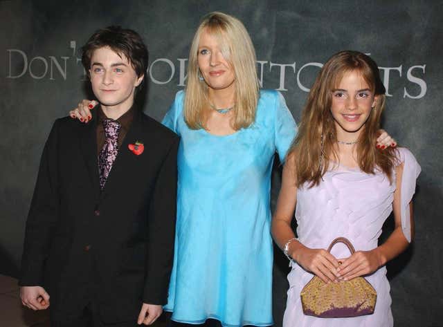 Rowling Watson and Radcliffe 