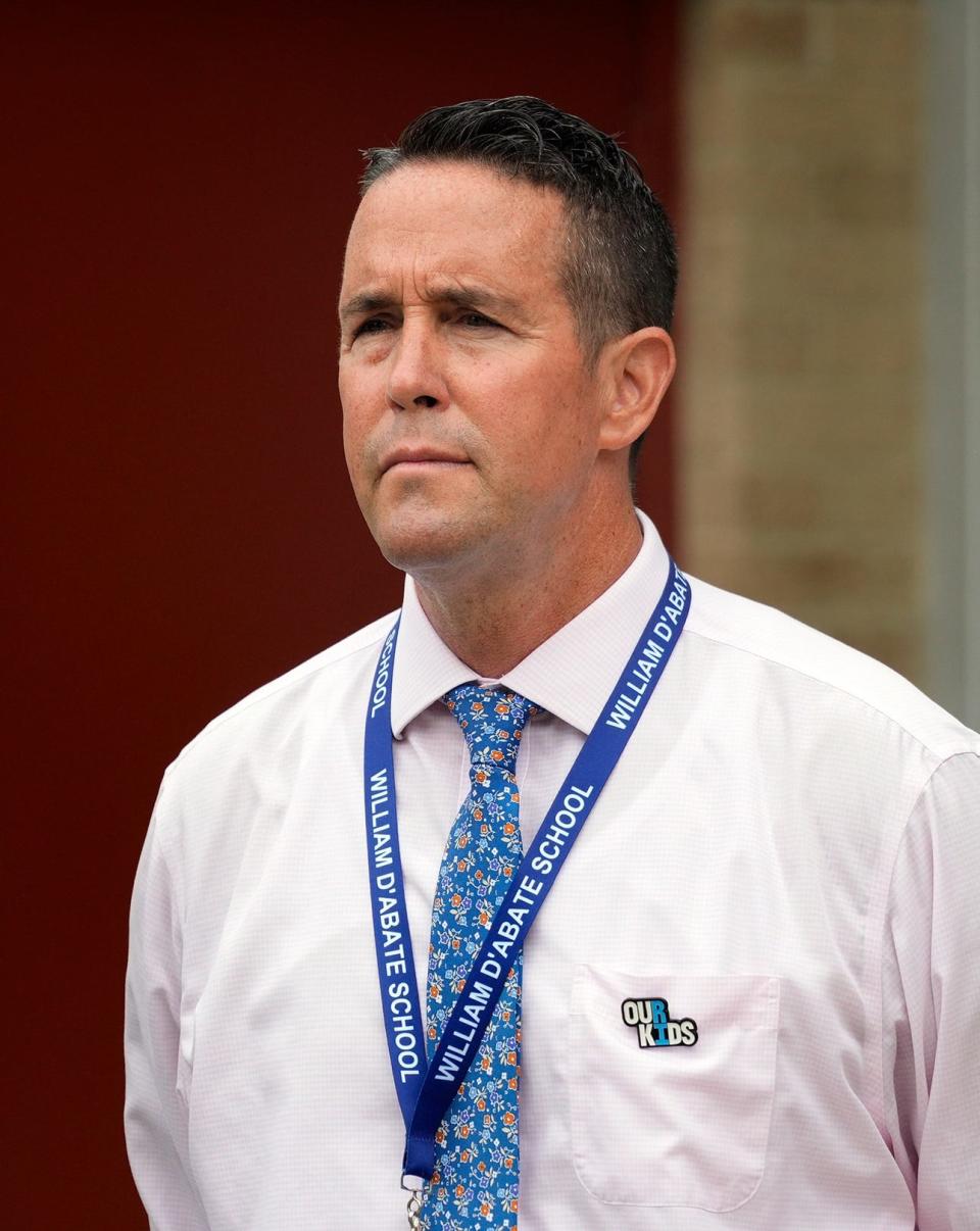 Brent Kermen, principal of William D'Abate Elementary School, is credited  with retaining a stable teaching force and recruiting parents to commit to the school’s success.
